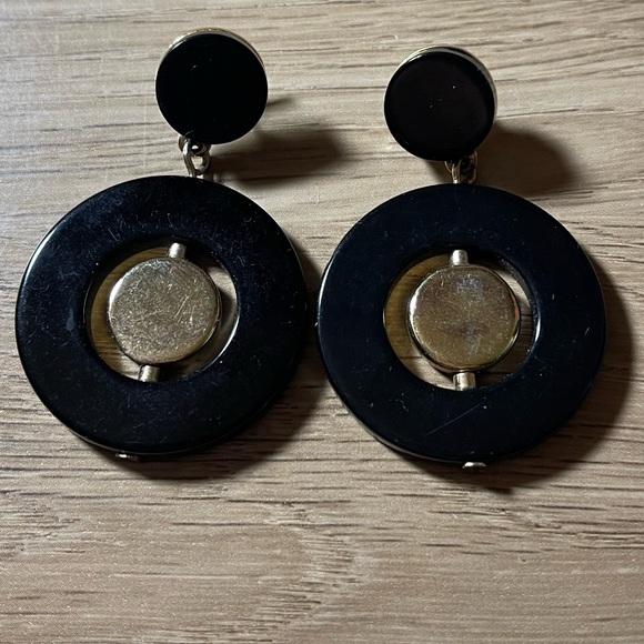 KATE SPADE BLACK EARRINGS WOMEN - Picture 1 of 5